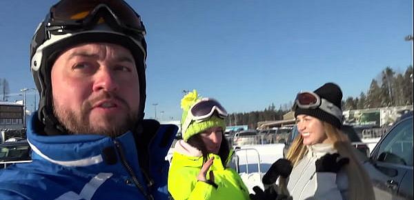  MyDirtyNovels - Hubby and wife tempt ski instructor into a dirty threesome